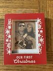 Our First Christmas Wooden Picture Frame