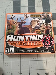 Hunting Unlimited 3 PC CD-ROM Hunt 13 Animals In 50+ Missions - Picture 1 of 3