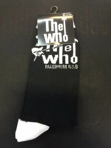OFFICIAL LICENSED - THE WHO - MAXIMUM R & B ANKLE SOCKS SIZE 7/11 ROCK MOD - Imagen 1 de 1