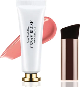 Apooliy Cream Blush for Cheeks,Liquid Blush with Brush,Long Lasting Blushes M... - Picture 1 of 15
