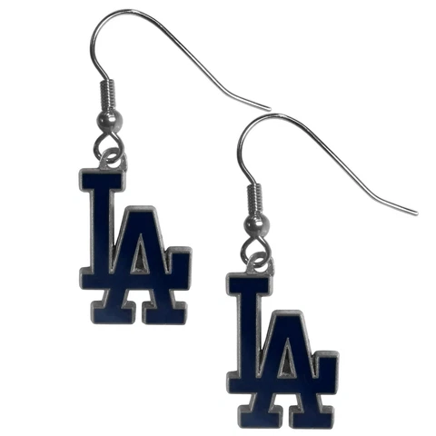 Los Angeles Dodgers Dangle Earrings (Zinc) MLB Licensed Jewelry Cover