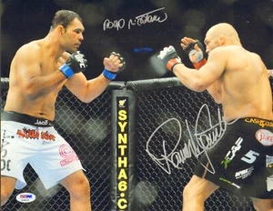 RANDY COUTURE ANTONIO RODRIGO NOGUEIRA SIGNED AUTO'D 11X14 PHOTO PSA/DNA UFC A - Picture 1 of 1