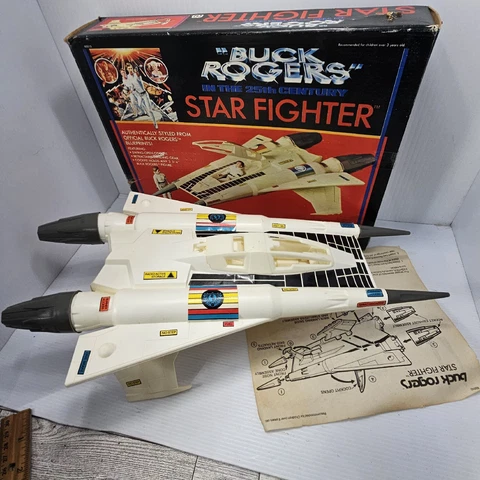 Vintage Mego Buck Rogers Star Fighter - Complete, W Box (1979) Cover