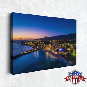 Bayside Reverie Cityscape Wall Art, Canvas Print for Home Decor, Art Poster - Picture 1 of 10
