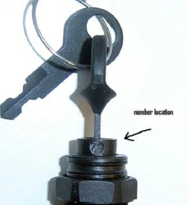 Johnson/Evinrude keys outboard boat Pre-Cut replacement key codes 51-78 NEW - Bild 1 von 18