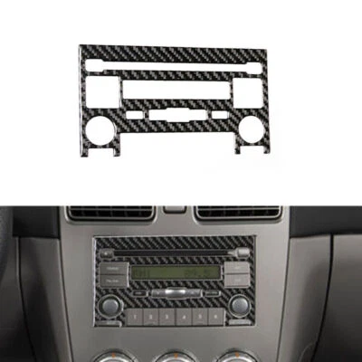 Panel de reproductor de CD de fibra de carbono cubierta decorativa para Subaru Forester 2007-2008 Foto 1 de 4