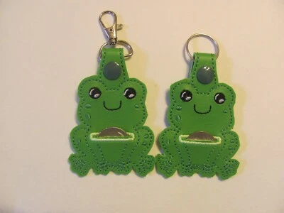 Nuevo Llavero Porta Cuartos Rana, Llavero Rana, Porta Cuartos Rana, Clip Rana Foto 1 de 4