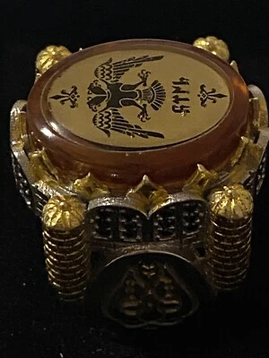 925 sterling silver ring Amber Stone Handmade - Image 1 of 4