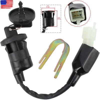 IGNITION KEY SWITCH FITS POLARIS OUTLAW 90 2007-2014 DINLI 2 KEY - Image 1 of 4