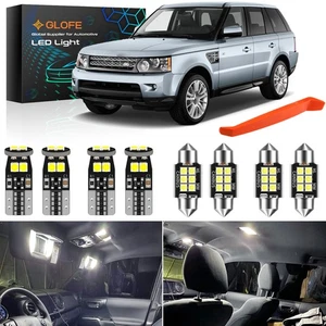 LED Lights Bulbs Interior Light Kit Xenon White For 2004-2013 Range Rover Sport - Picture 1 of 9