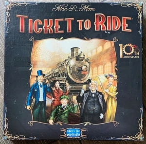 TICKET TO RIDE 10th ANNIVERSARY Ltd EDITION DAYS OF WONDER COMPLETE RARE - Picture 1 of 23