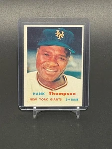 1957 Topps #109 Henry Thompson New York Giants - Foto 1 di 2