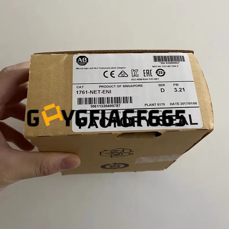 1761-NET-ENI ALLEN BRADLEY MICROLOGIX AND SLC COMMUNICATION ADA 1761-NET-ENI NEW - Image 1 of 4