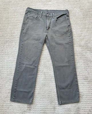 Pantalones de mezclilla para hombre LEVI'S 514 36X29 capa verde gris calce recto elásticos 5 bolsillos Foto 1 de 4