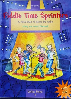 Fiddle Time Sprinters for violin by Kathy and David Blackwell with c.d. - Image 1 of 2