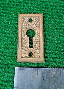 EIN R&E "DEMESCENE" MESSING SCHLÜSSEL ROSETTE - UM 1880 (42838) - Bild 1 von 6