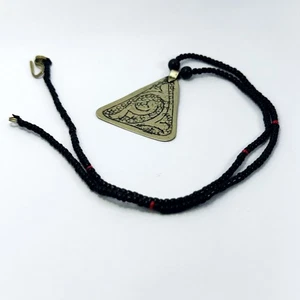 VINTAGE ANTIKE AFRIKANISCHE SILBER TUAREG BERBER HALSKETTE SCHÖNER ZIGEUNERSCHMUCK - Bild 1 von 5
