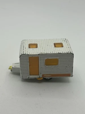Vintage 1977 Matchbox Superfast Caravan Camper Trailer #31 England White - Image 1 of 4