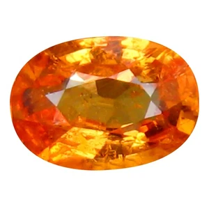0.68 ct Impressive Oval Cut (6 x 5 mm) Namibia Fanta Orange Spessartine Gemstone - Imagen 1 de 1