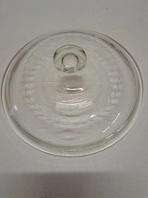 Wagner Ware C6 Маркированная Стеклянная Крышка Крышка БЕЗ СКОЛОВ БЕЗ ЗАПОТЕВАНИЯ В СТЕКЛЕ Отличное Состояние. - Изображение 1 из 4