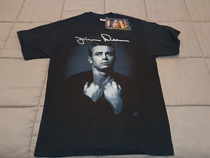 VINTAGE 90S JAMES DEAN ALL OVER PRINT GRAPHIC T-SHIRT WINTERLAN SIZE L/G (42-44) - Foto 1 di 15