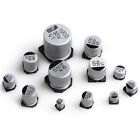 Smd Aluminum Electrolytic Capacitor-Various Value 6.3/10/16/25/35/50/63/100/400V