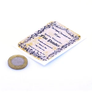 Floo Powder Sticker Label 70mm - Picture 1 of 1