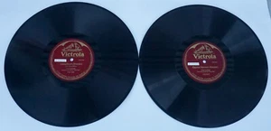 Lot 2 Victrola Victor Talking Violin Fritz Kreisler Liebesfreud Caprice Viennois - Picture 1 of 4