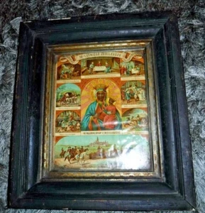 10 letniego jubileuszu Black Madonna of Częstochowa POLAND 1893 ICON WAR OF 1655 - Picture 1 of 9