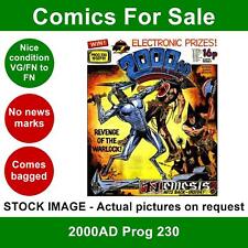 2000AD Prog 230 comic - Nice VG/FN clean - 19 September 1981
