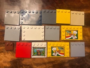 Selection Of Lego Tiles Modified Various Sizes And Colours 14pcs - Picture 1 of 3