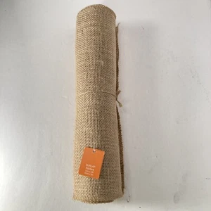 Burlap Arpillera 12in x 10ft 30cm x 3m Material Roll Fabric - Bild 1 von 3