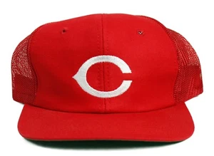 Red White C Cincinnati Reds Major League Baseball One Size Cap Hat - Picture 1 of 8