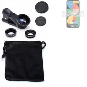 Pour Google Pixel 5a fisheye macro grand angle Objectifs Lentilles caméra - Photo 1/6
