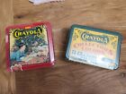 1992 Crayola Collectible Holiday Tin & 1991 Collector Colors Limited Edition 