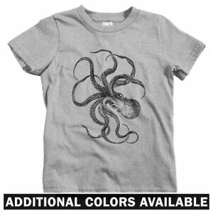 Cuttlefish Kids T-shirt - Baby Toddler Youth Tee Gift Sea Creature Octopus Squid