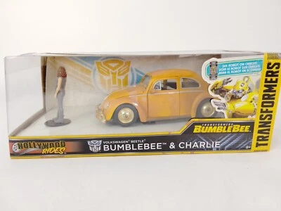Jada Toys TRANSFORMERS Volkswagen Beetle Bumblebee & Charlie 1/24 253115000 - Photo 1/3