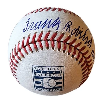 Frank Robinson Signed Autographed Rawlings HOF Baseball w/Inscription PSA /DNA - Image 1 of 4