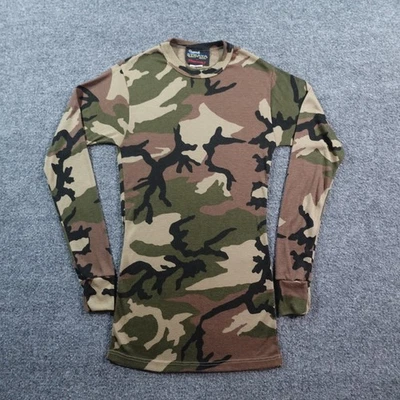 Camisa De Colección Kenyon Strata Hombres M Camuflada Dupont Thermax EE. UU. Térmica Años 80 14688 Foto 1 de 4