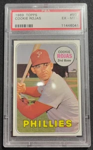 Cookie Rojas 1969 Topps #507 Philadelphia Phillies PSA 6 - Imagen 1 de 2
