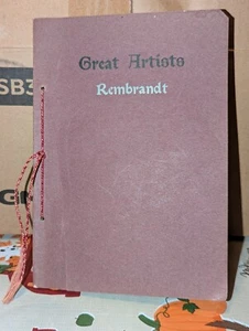 1899 Great Artists series Booklet Rembrandt - Picture 1 of 9