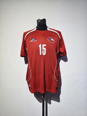 Chile soccer jersey Brooks 2007-2009 Size M Match issue - Image 1 of 4