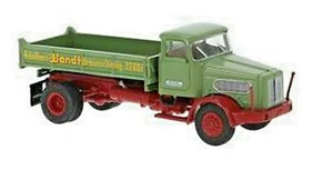 Brekina 79254 Büssing Commodore SAK Tipper Wall green, red, 1963, H0 New 2022 - Picture 1 of 1