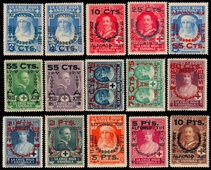 AÑO 1927 EDIFIL 373/387** CONSTITUCION ALFONSO XIII -MNH - Imagen 1 de 2