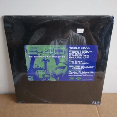 E-40 The Element Of Surprise 3LP Triple Vinyl PA 1998 OG West Coast Bay Area New - Image 1 of 4