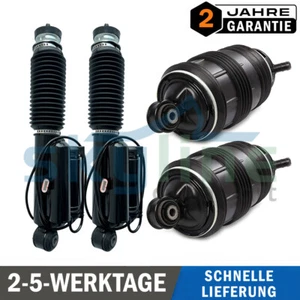 1Paar Hinten Stoßdämpfer Mit Luftfederung Federbalg Für Mercedes W211 S211 C219 - Picture 1 of 12