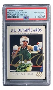 1992 U.S OLYMPIC HOPEFULS AUTOGRAPH OSCAR DE LA HOYA ROOKIE AUTO PSA AUTHENTIC - Picture 1 of 2