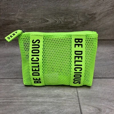 DKNY Makeup Bag / Cosmetic Pouch / Toiletry Bag -Delicious Green - Brand NEW
