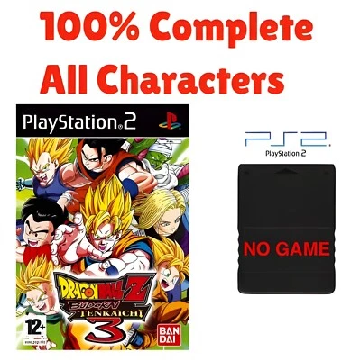 Dragon Ball Z: Budokai Tenkai File PS2 Memory Card PlayStation 2 100% Complete - Image 1 of 4