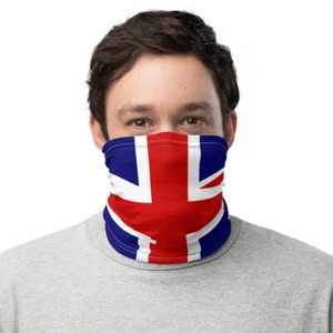 Máscara facial y gaitera para cuello con bandera del Reino Unido, afilador facial, pañuelo, bufanda, lavable a máquina. - Imagen 1 de 5